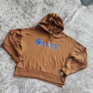 Carhartt Tencel Fiber Series Loose Fit Graphic Hooded Sweatshirt SzM (8-10)